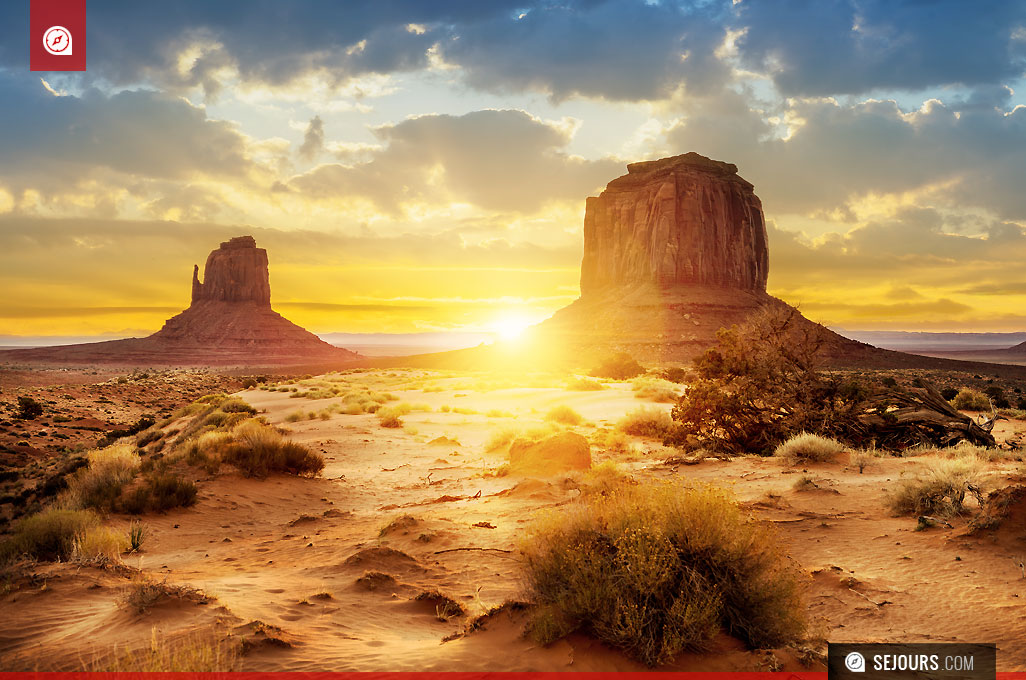 Trois soeurs de Monument Valley