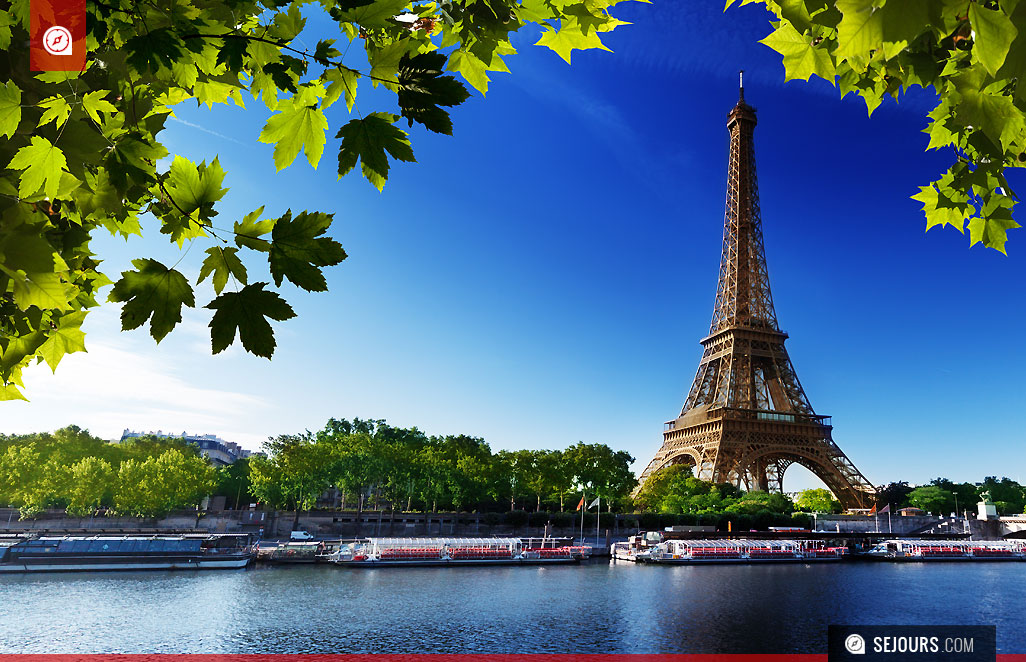 Seine à Paris avec la tour Eiffel