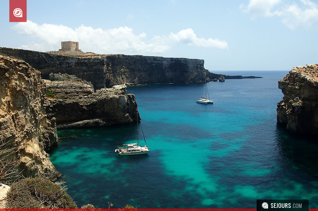 Blue Lagoon sur l'ile de Comino