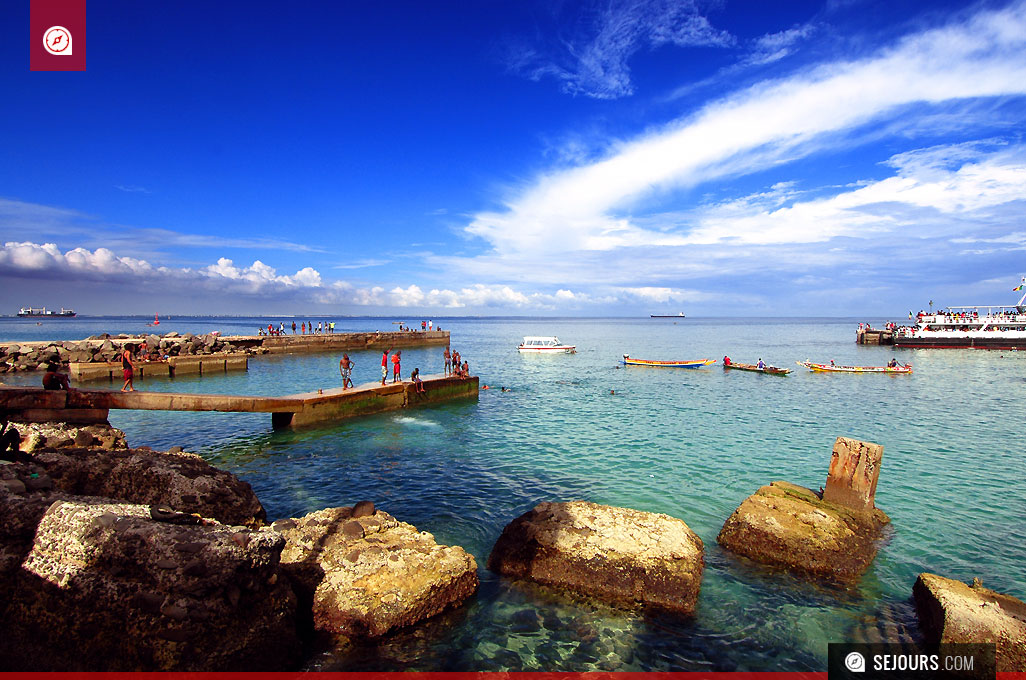 Plage de l'île de Gorée à Dakar