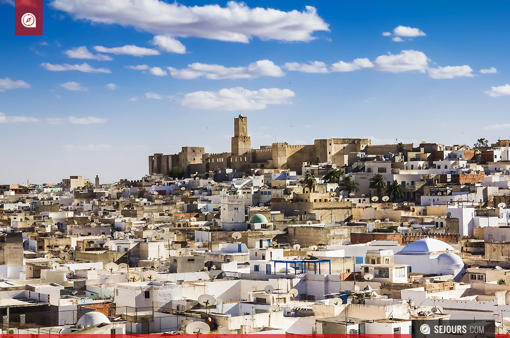 Médina et château Kasbah dans Sousse