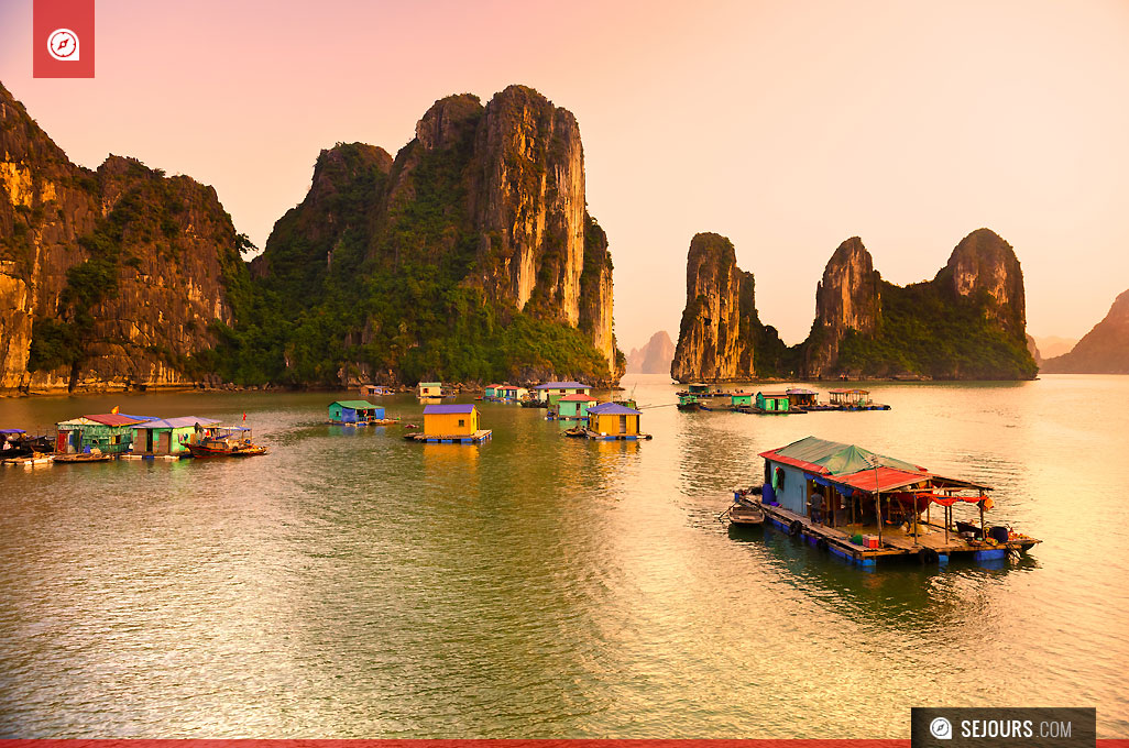 Baie d Halong, un site du patrimoine mondial de l Unesco, le plus populaire au Vietnam - Vietnam