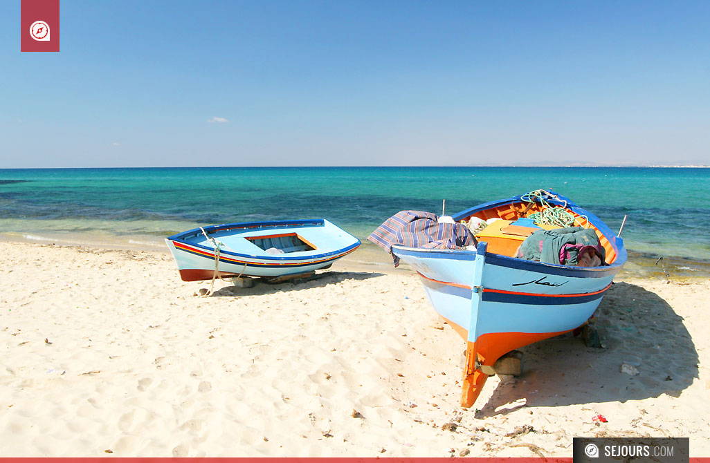 Bateaux sur la plage